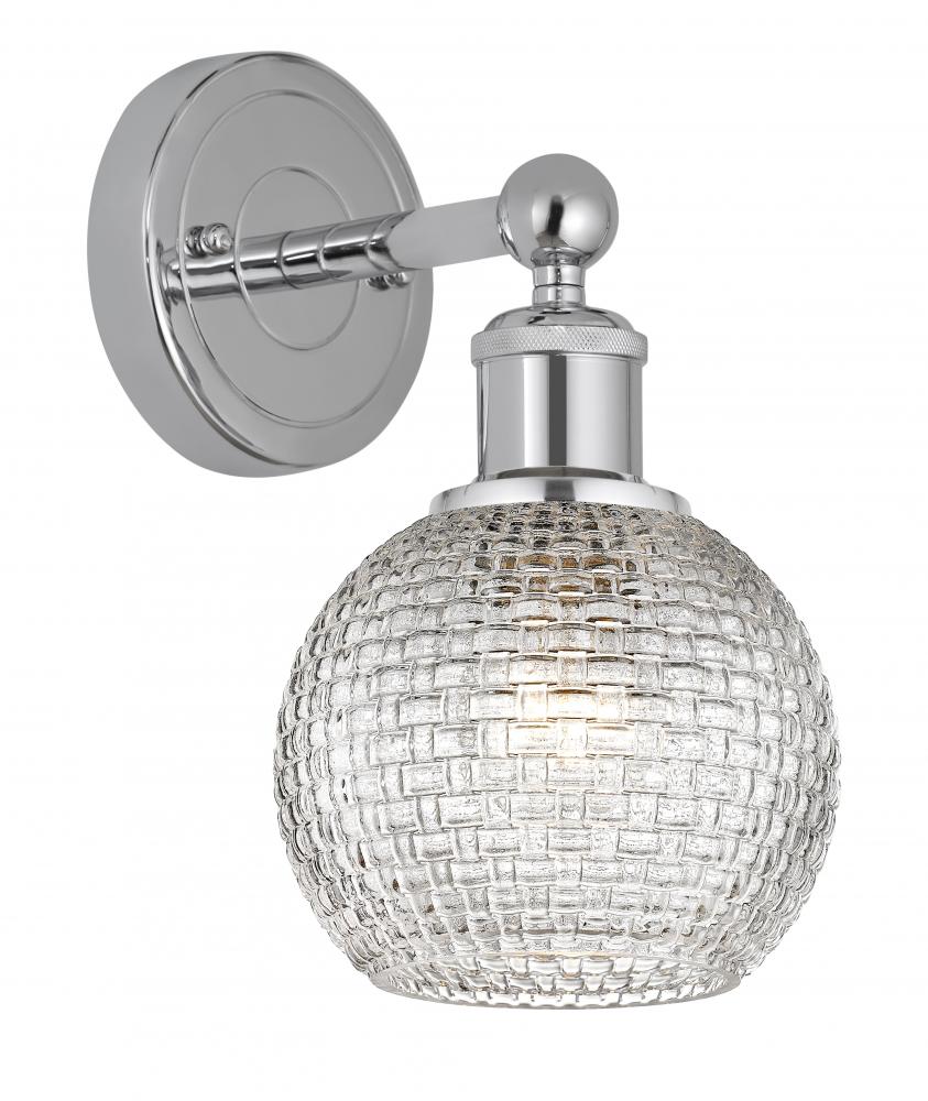 Athens - 1 Light - 6 inch - Polished Chrome - Sconce