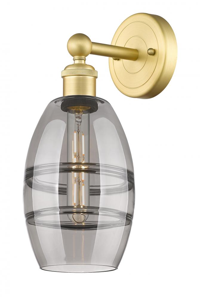 Vaz - 1 Light - 6 inch - Satin Gold - Sconce