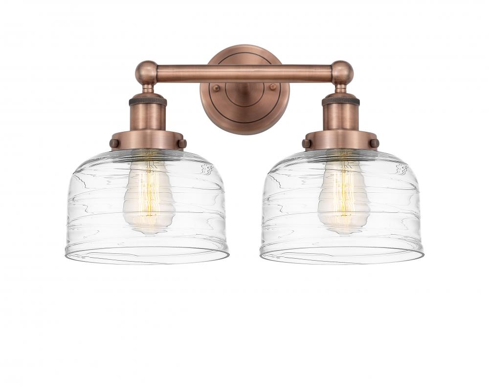 Bell - 2 Light - 17 inch - Antique Copper - Bath Vanity Light