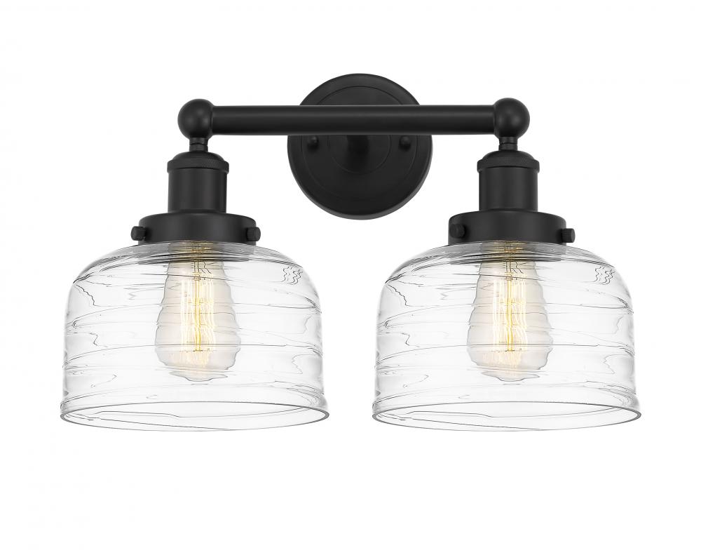 Bell - 2 Light - 17 inch - Matte Black - Bath Vanity Light