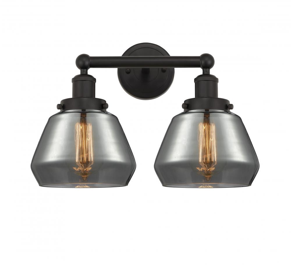 Fulton - 2 Light - 16 inch - Oil Rubbed Bronze - Bath Vanity Light