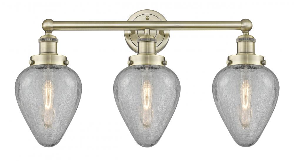 Geneseo - 3 Light - 25 inch - Antique Brass - Bath Vanity Light