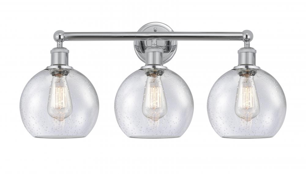 Athens - 3 Light - 26 inch - Polished Chrome - Bath Vanity Light