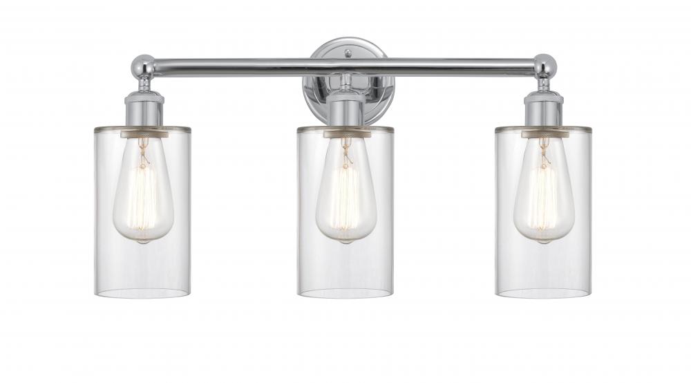 Clymer - 3 Light - 22 inch - Polished Chrome - Bath Vanity Light