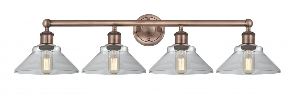 Orwell - 4 Light - 35 inch - Antique Copper - Bath Vanity Light