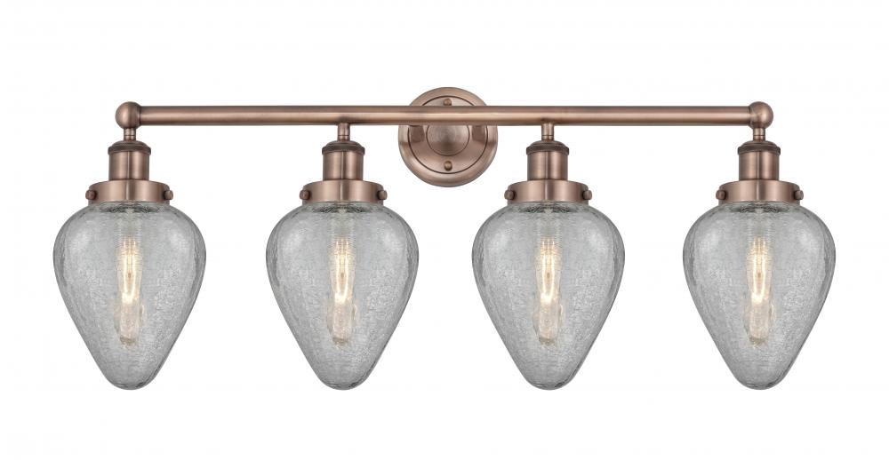 Geneseo - 4 Light - 34 inch - Antique Copper - Bath Vanity Light