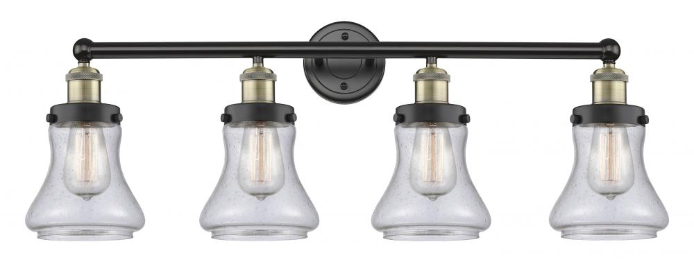 Bellmont - 4 Light - 33 inch - Black Antique Brass - Bath Vanity Light