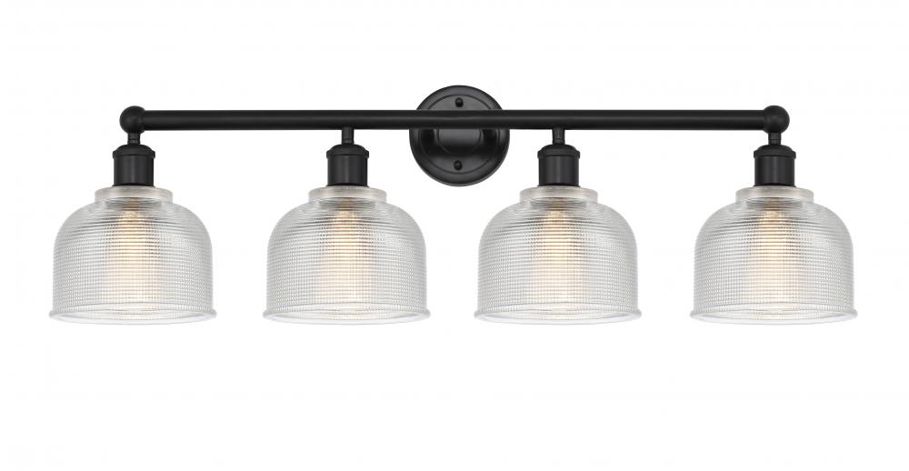 Dayton - 4 Light - 33 inch - Matte Black - Bath Vanity Light