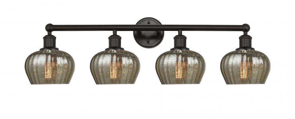 Fenton - 4 Light - 34 inch - Oil Rubbed Bronze - Bath Vanity Light