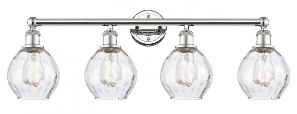 Waverly - 4 Light - 33 inch - Polished Nickel - Bath Vanity Light