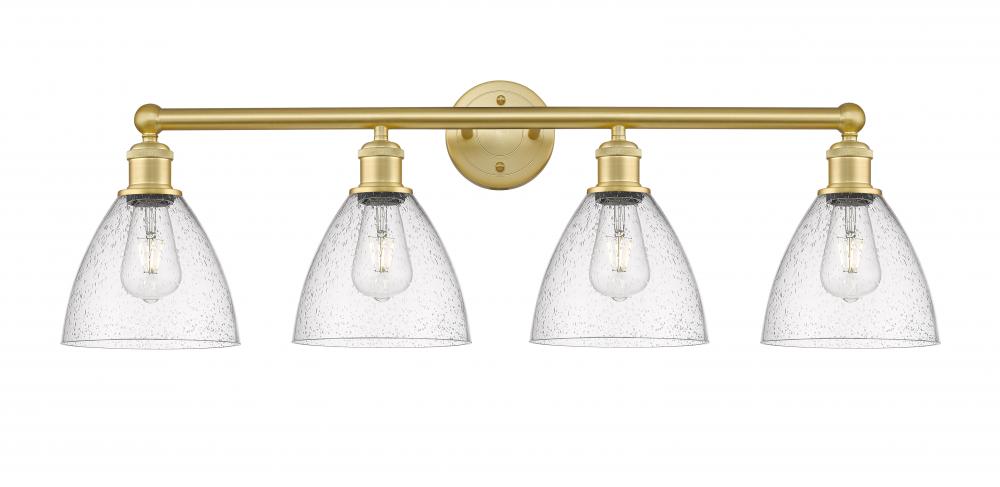 Bristol - 4 Light - 35 inch - Satin Gold - Bath Vanity Light