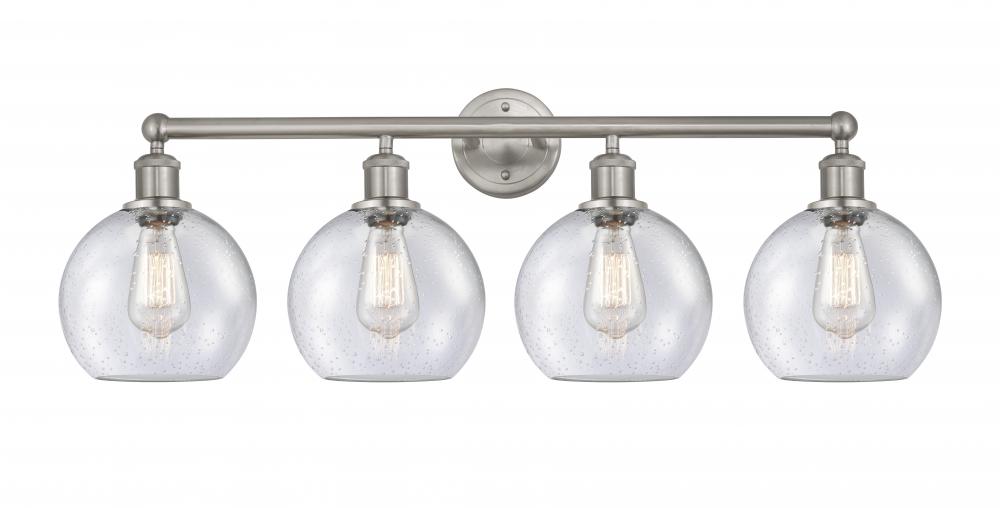 Athens - 4 Light - 35 inch - Satin Nickel - Bath Vanity Light