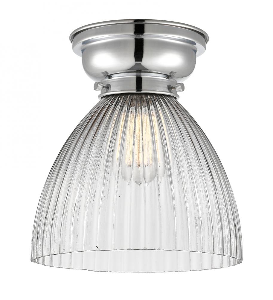 Seneca Falls - 1 Light - 10 inch - Polished Chrome - Flush Mount