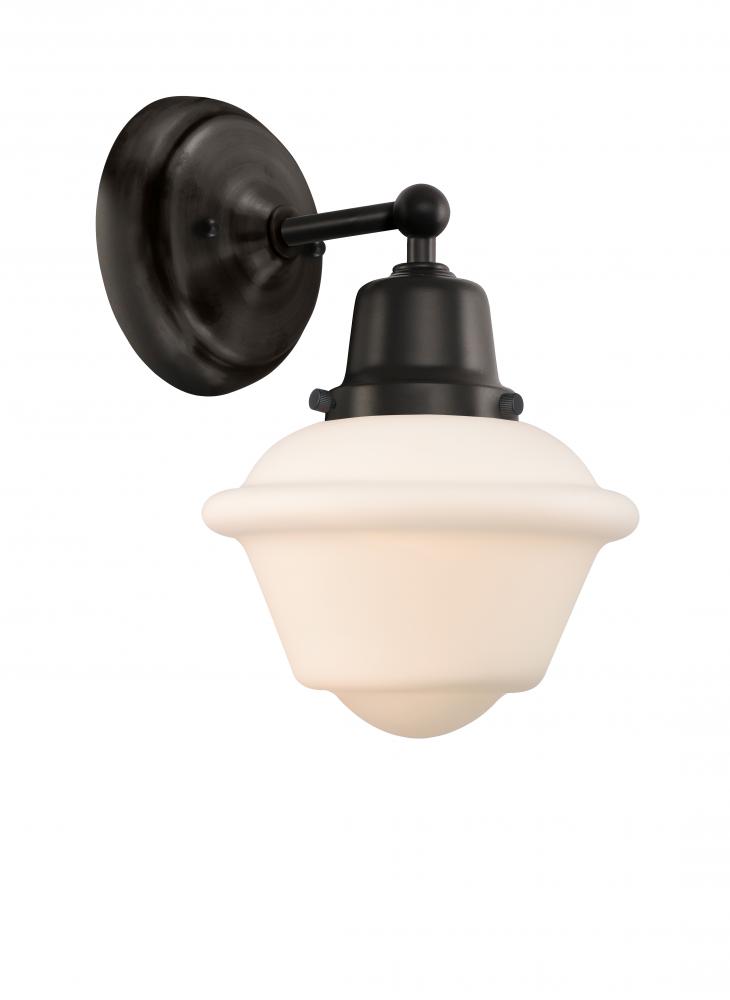 Oxford - 1 Light - 8 inch - Matte Black - Sconce