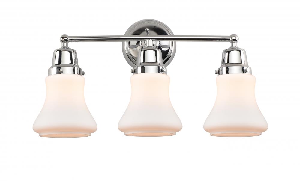 Bellmont - 3 Light - 22 inch - Polished Chrome - Bath Vanity Light