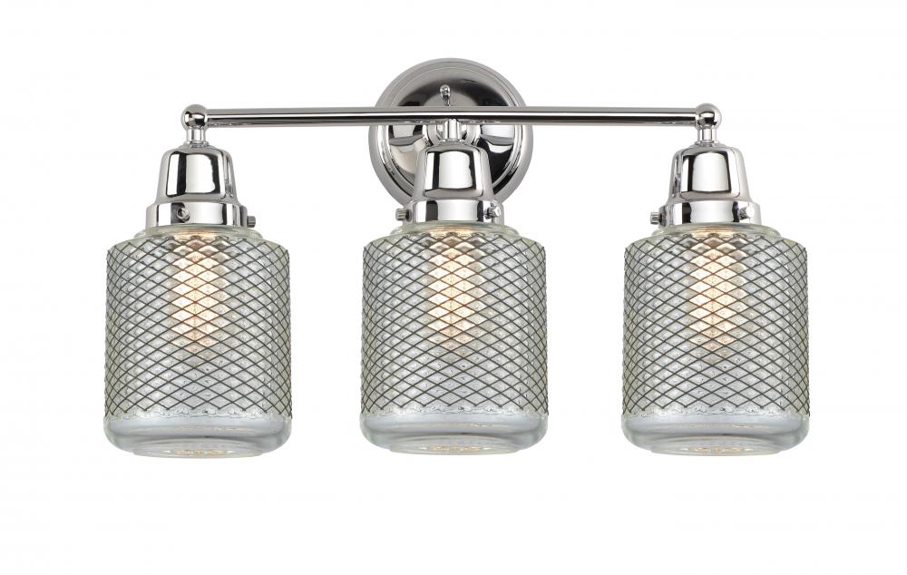 Stanton - 3 Light - 22 inch - Polished Chrome - Bath Vanity Light