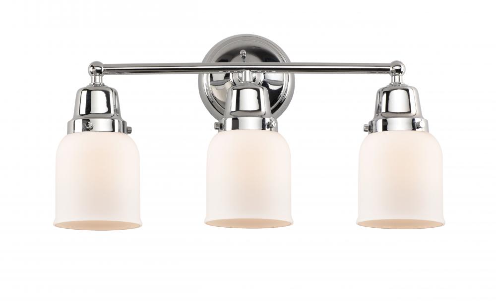 Bell - 3 Light - 21 inch - Polished Chrome - Bath Vanity Light