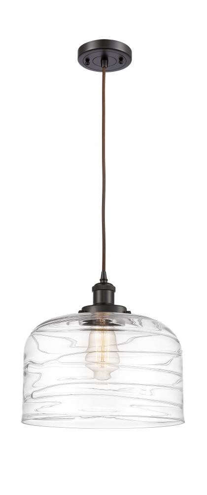 Bell - 1 Light - 12 inch - Oil Rubbed Bronze - Cord hung - Mini Pendant