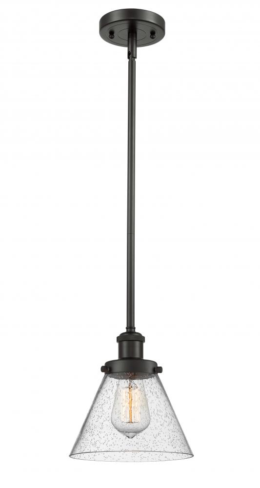 Cone - 1 Light - 8 inch - Oil Rubbed Bronze - Mini Pendant