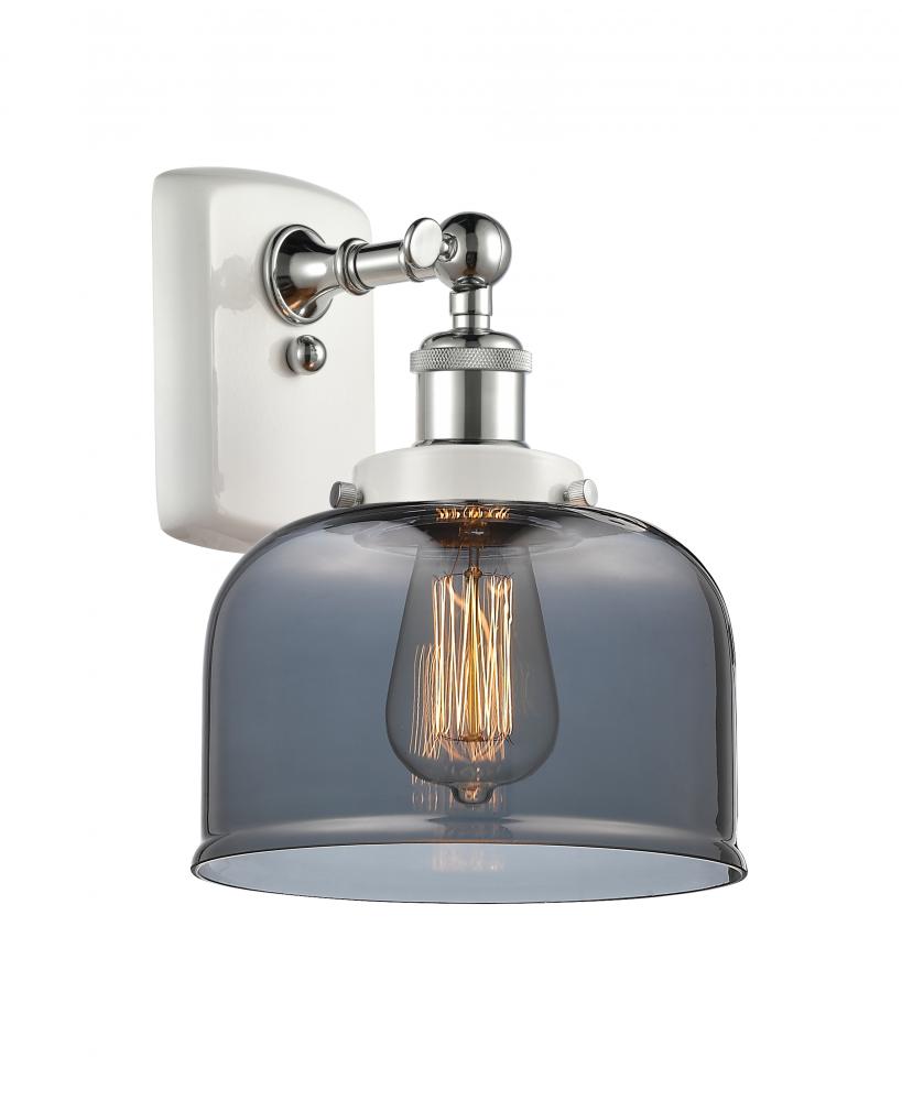 Bell - 1 Light - 8 inch - White Polished Chrome - Sconce