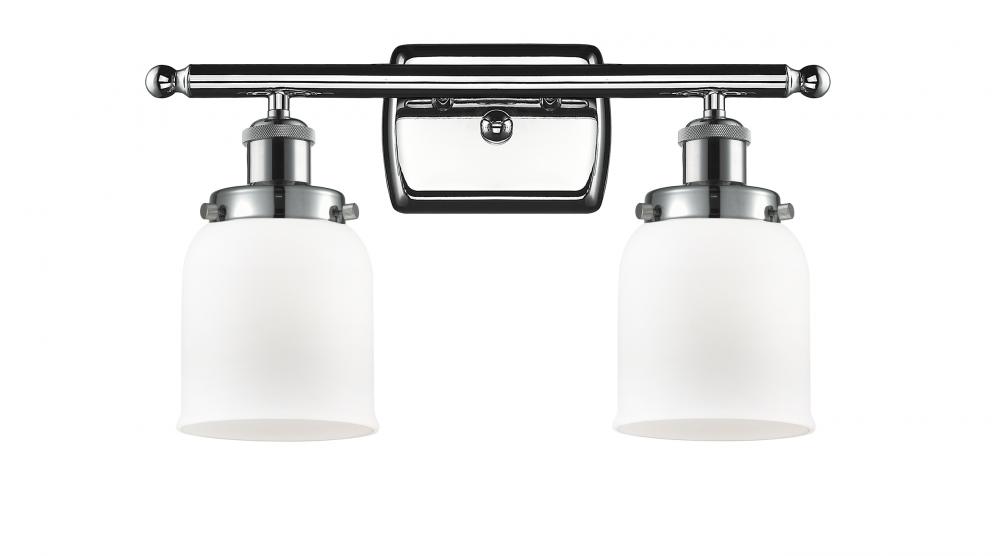 Bell - 2 Light - 16 inch - Polished Chrome - Bath Vanity Light