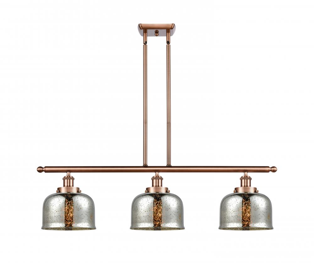 Bell - 3 Light - 36 inch - Antique Copper - Stem Hung - Island Light