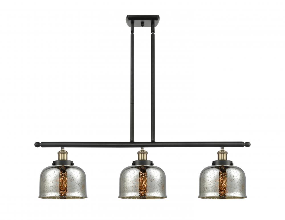 Bell - 3 Light - 36 inch - Black Antique Brass - Stem Hung - Island Light