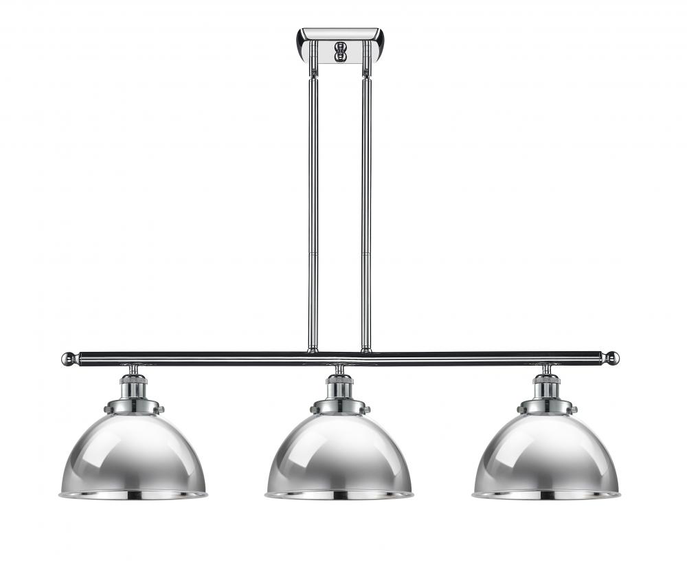 Derby - 3 Light - 36 inch - Polished Chrome - Stem Hung - Island Light