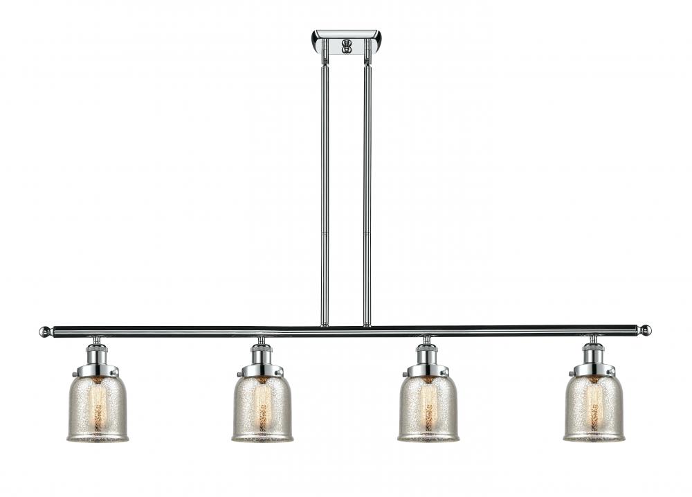 Bell - 4 Light - 48 inch - Polished Chrome - Stem Hung - Island Light