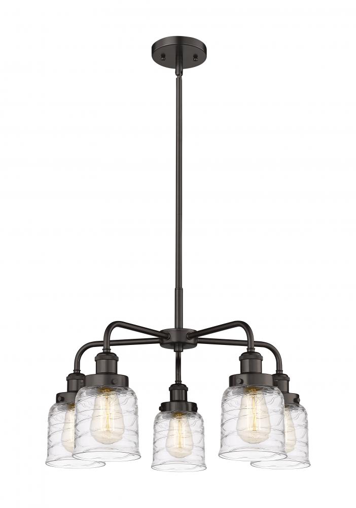 Bell - 5 Light - 24 inch - Oil Rubbed Bronze - Chandelier