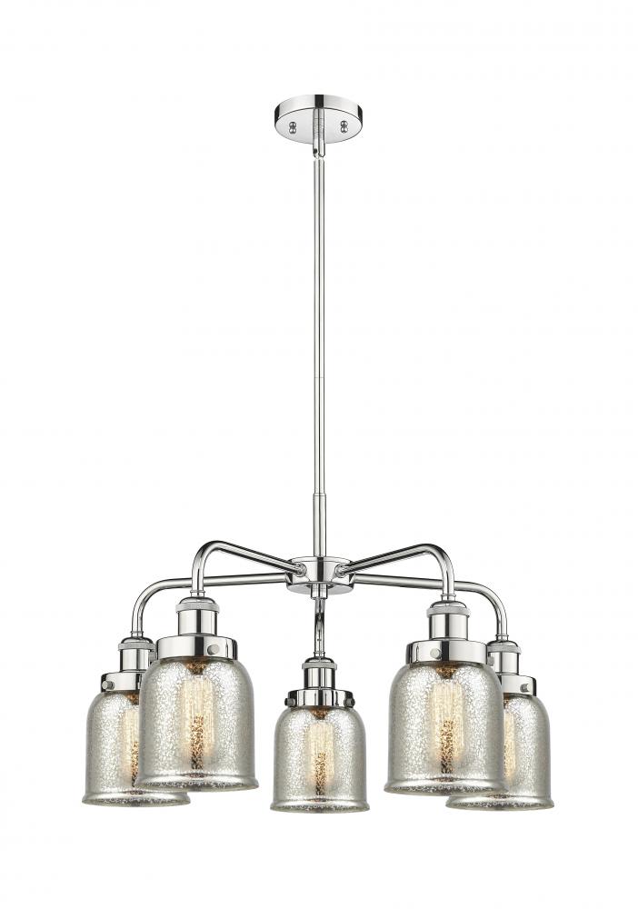 Cone - 5 Light - 24 inch - Polished Chrome - Chandelier