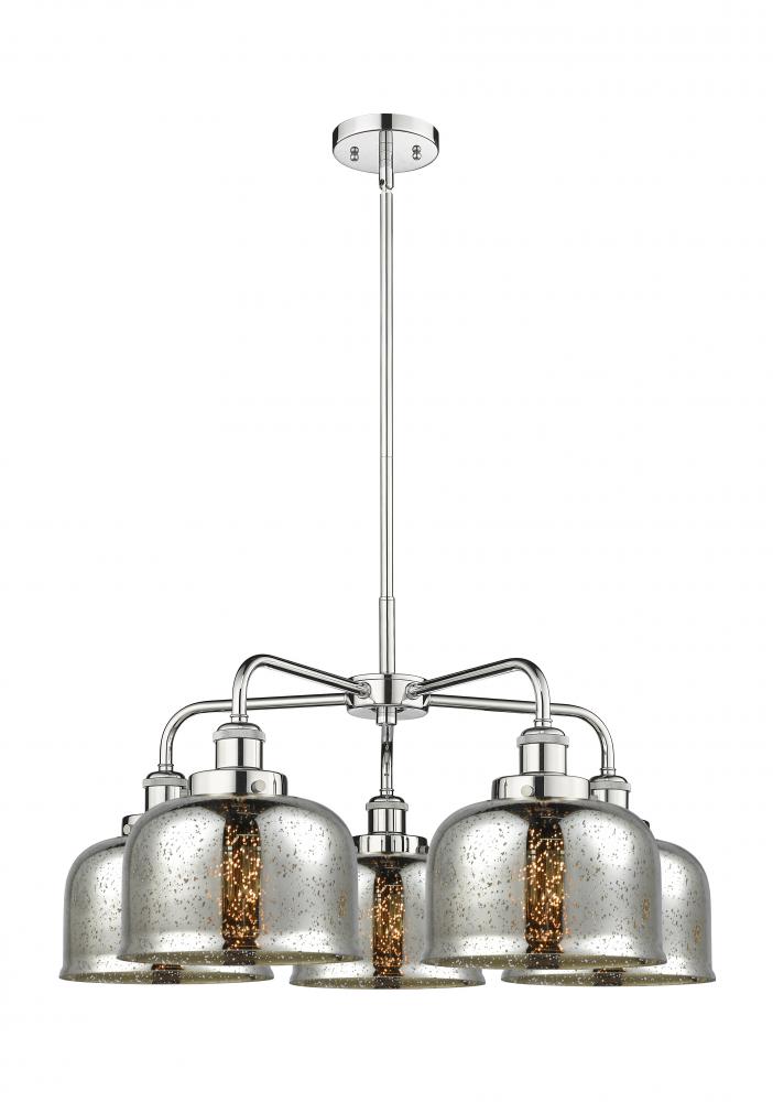 Cone - 5 Light - 26 inch - Polished Chrome - Chandelier