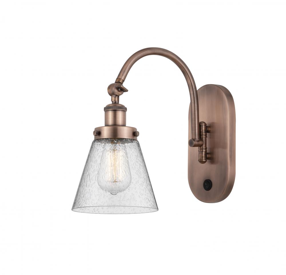 Cone - 1 Light - 6 inch - Antique Copper - Sconce