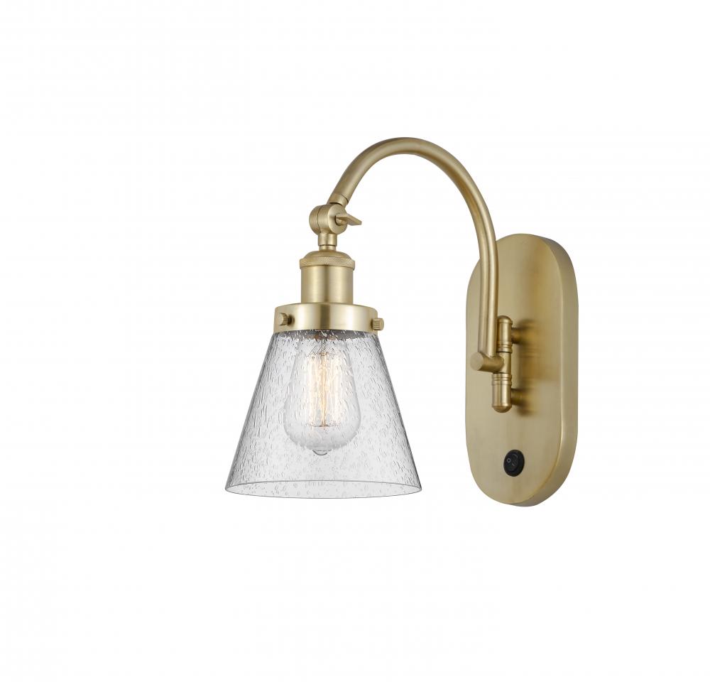 Cone - 1 Light - 6 inch - Satin Gold - Sconce