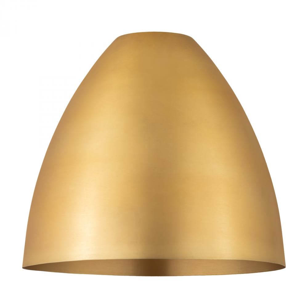 Metal Bristol Light 12 inch Satin Gold Metal Shade