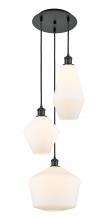 Innovations Lighting 113B-3P-BK-G651-MU - Cindyrella 3 Light 14 inch Multi-Pendant