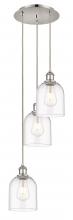 Innovations Lighting 113B-3P-PN-G558-6CL - Bella - 3 Light - 12 inch - Polished Nickel - Cord hung - Multi Pendant