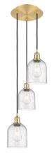 Innovations Lighting 113B-3P-SG-G558-6SDY - Bella - 3 Light - 12 inch - Satin Gold - Cord hung - Multi Pendant