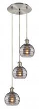 Innovations Lighting 113B-3P-SN-G556-6SM - Rochester - 3 Light - 12 inch - Brushed Satin Nickel - Cord hung - Multi Pendant