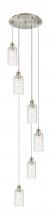 Innovations Lighting 116B-6P-SN-G434-7DE - Crown Point - 6 Light - 16 inch - Brushed Satin Nickel - Multi Pendant