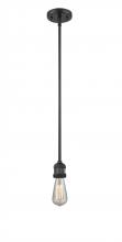 Innovations Lighting 200S-BK - Bare Bulb 1 Light Mini Pendant