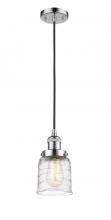 Innovations Lighting 201C-PC-G513-LED - Bell - 1 Light - 5 inch - Polished Chrome - Cord hung - Mini Pendant