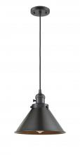 Innovations Lighting 201CSW-OB-M10-OB - Briarcliff - 1 Light - 10 inch - Oil Rubbed Bronze - Cord hung - Mini Pendant