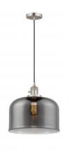 Innovations Lighting 201CSW-SN-G73-L - Bell - 1 Light - 12 inch - Brushed Satin Nickel - Cord hung - Mini Pendant