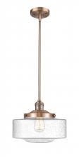 Innovations Lighting 201S-AC-G694-12 - Bridgeton - 1 Light - 12 inch - Antique Copper - Stem Hung - Mini Pendant