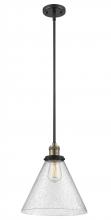 Innovations Lighting 201S-BAB-G44-L-LED - Cone - 1 Light - 12 inch - Black Antique Brass - Stem Hung - Mini Pendant