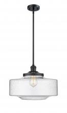 Innovations Lighting 201S-BK-G694-16 - Bridgeton - 1 Light - 12 inch - Matte Black - Stem Hung - Mini Pendant