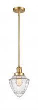 Innovations Lighting 201S-SG-G664-7-LED - Bullet - 1 Light - 7 inch - Satin Gold - Stem Hung - Mini Pendant