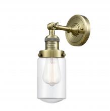 Innovations Lighting 203-AB-G312-LED - Dover - 1 Light - 5 inch - Antique Brass - Sconce