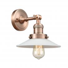 Innovations Lighting 203-AC-G1 - Halophane - 1 Light - 9 inch - Antique Copper - Sconce